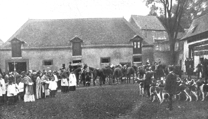 Saint-Hubert à l'Equipage de Bonnelles - Sport universel illustré (1907)